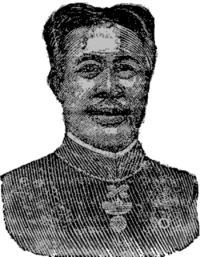 Le  roi Sisowath de Cambodge